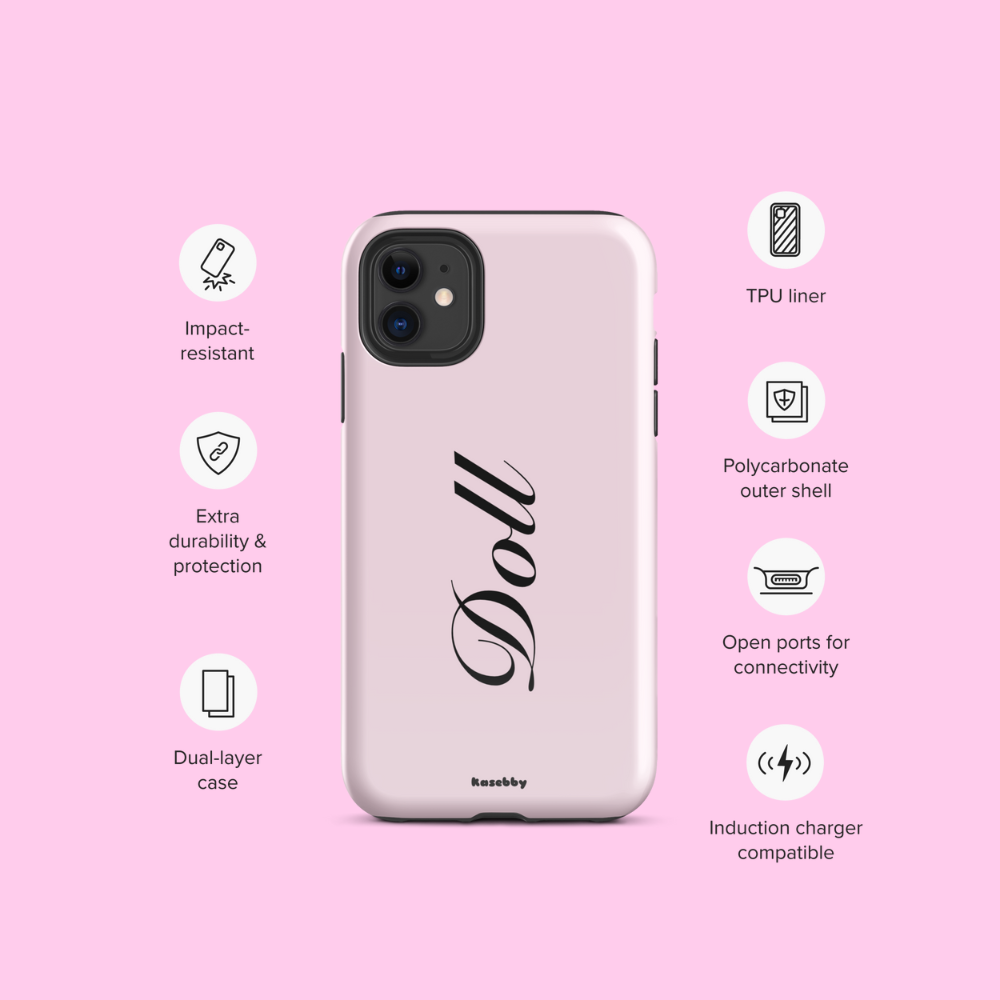 Pink Doll Coquette Aesthetic Phone Case