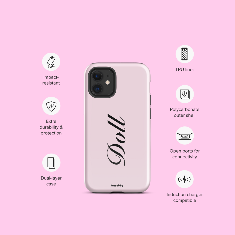 Pink Doll Coquette Aesthetic Phone Case