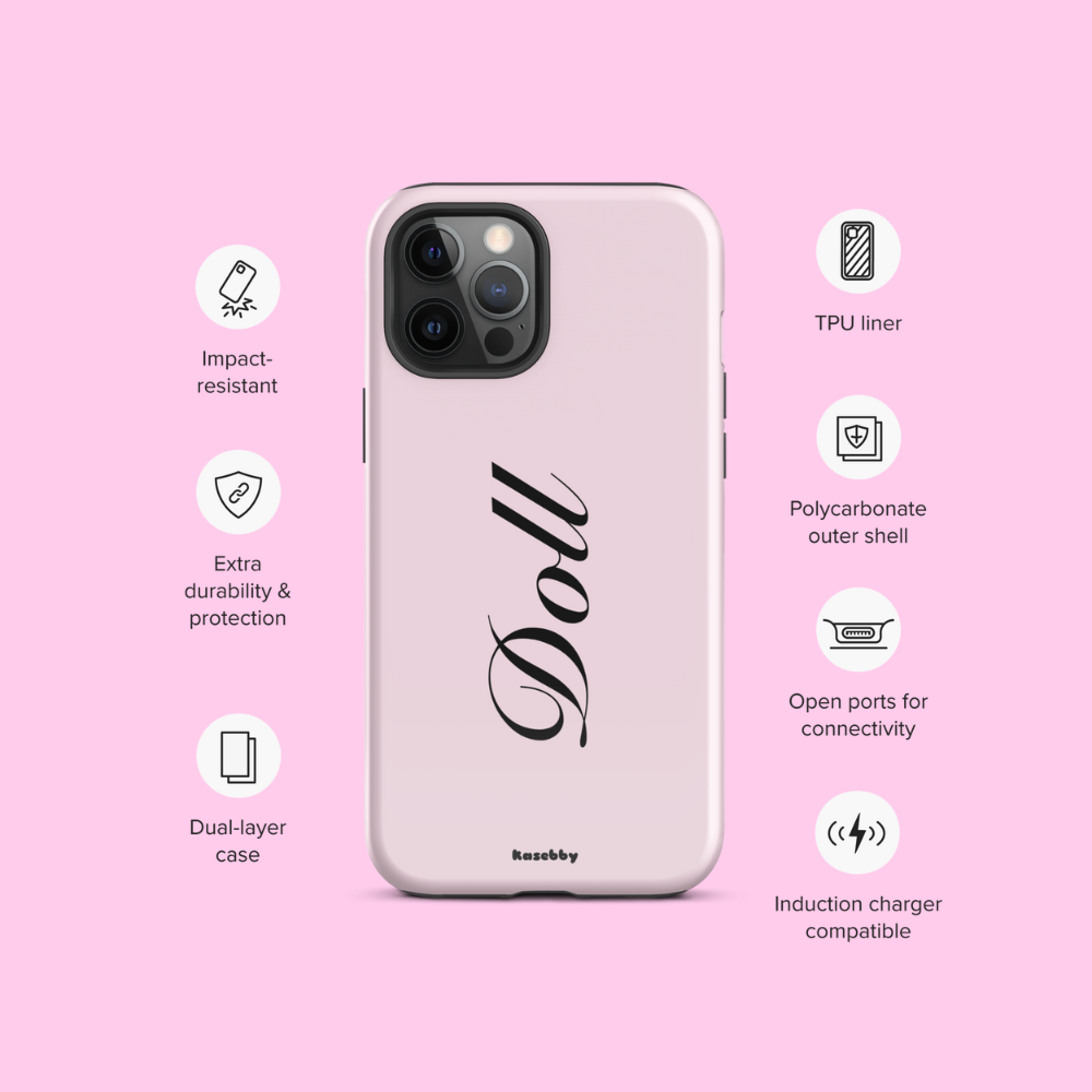 Pink Doll Coquette Aesthetic Phone Case