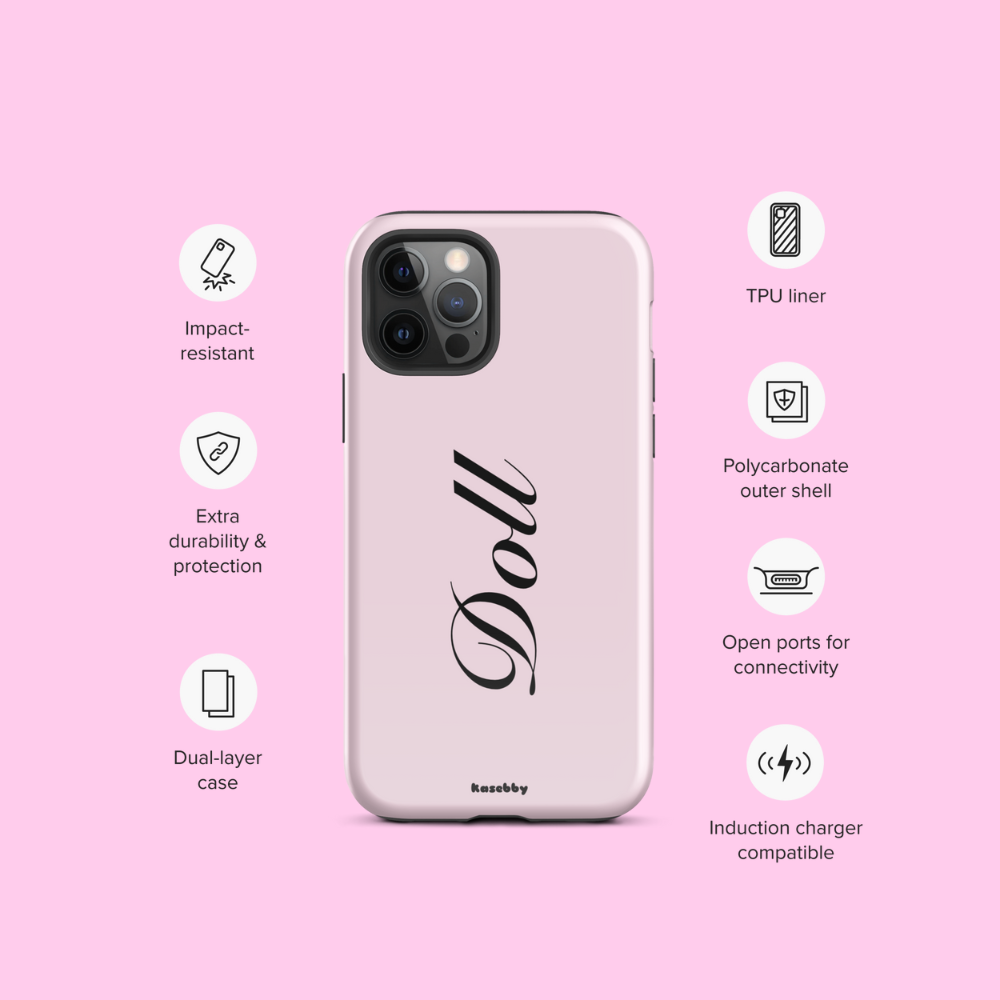 Pink Doll Coquette Aesthetic Phone Case