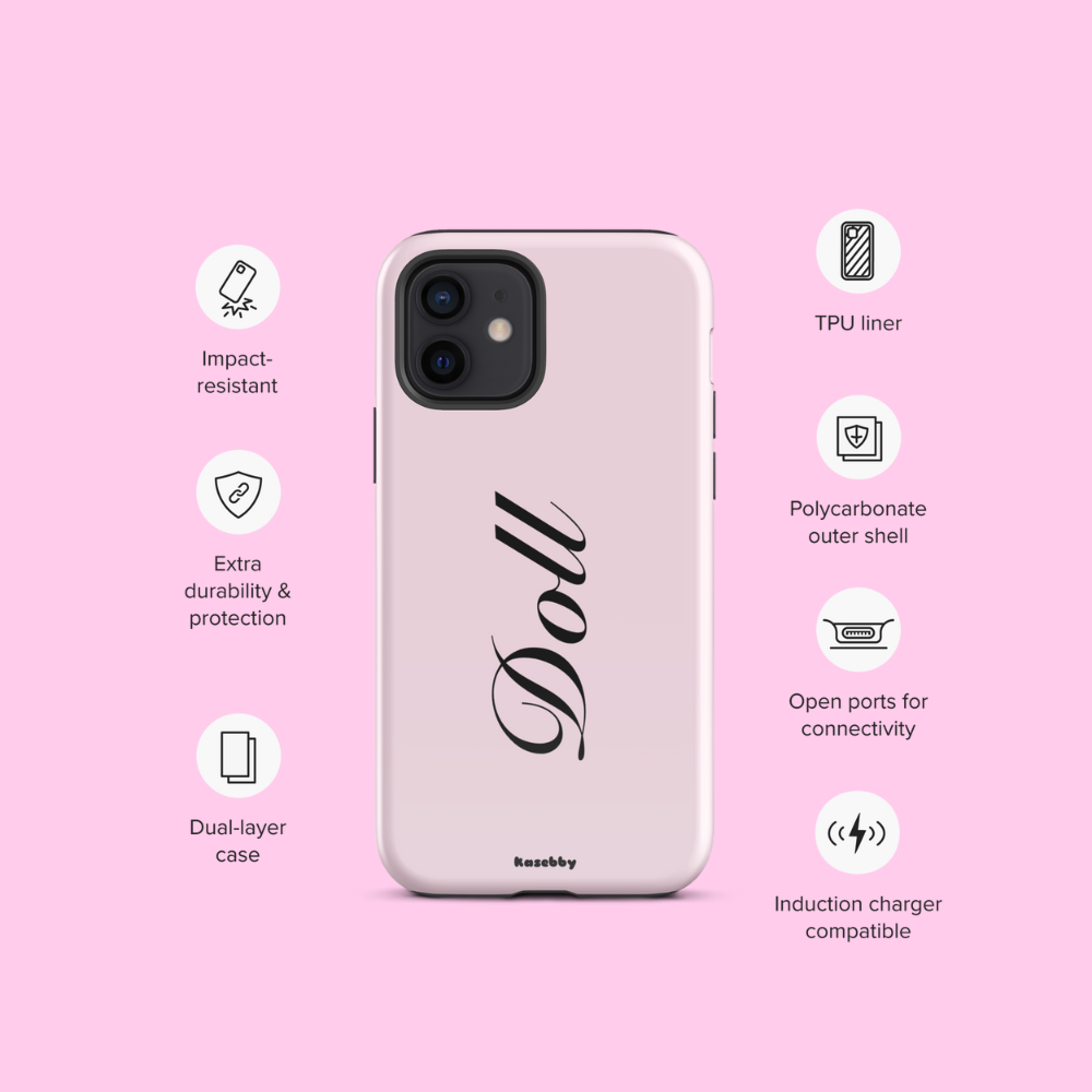 Pink Doll Coquette Aesthetic Phone Case