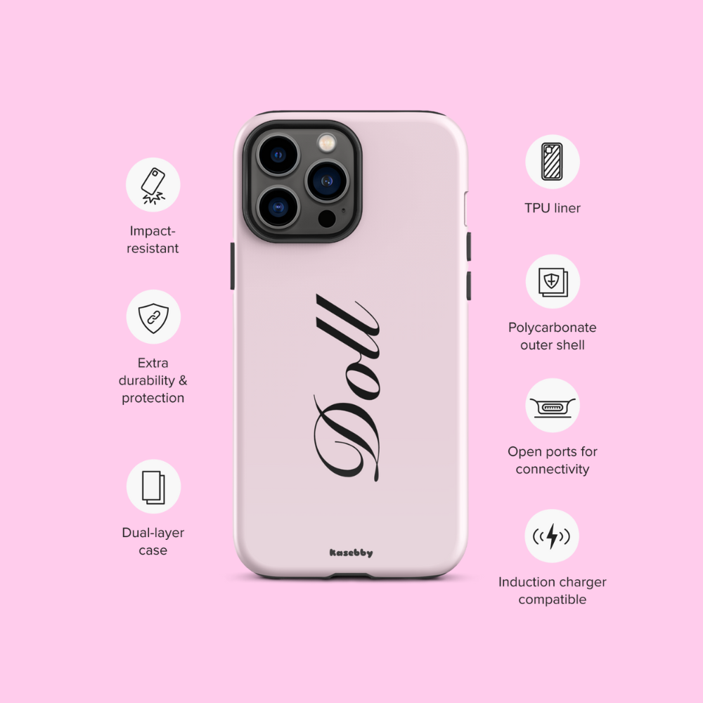 Pink Doll Coquette Aesthetic Phone Case
