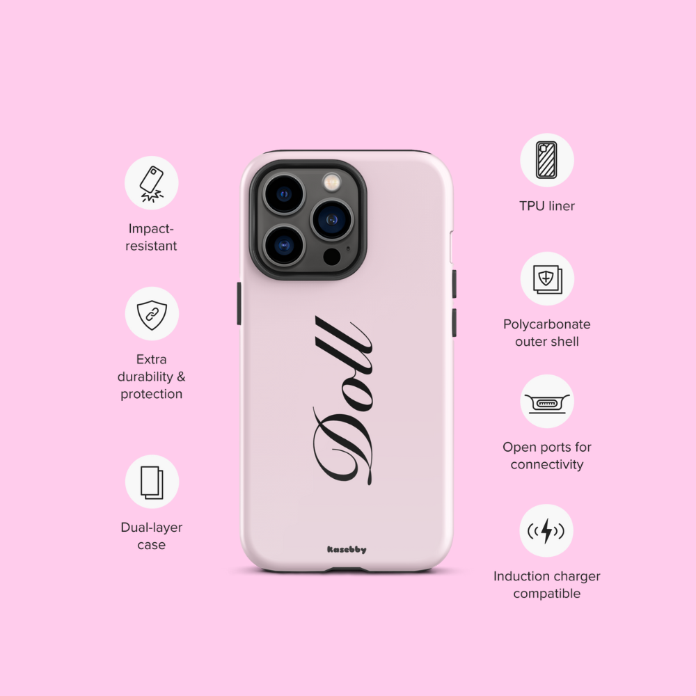 Pink Doll Coquette Aesthetic Phone Case