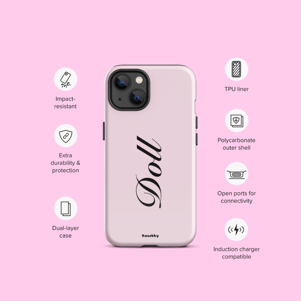 Pink Doll Coquette Aesthetic Phone Case
