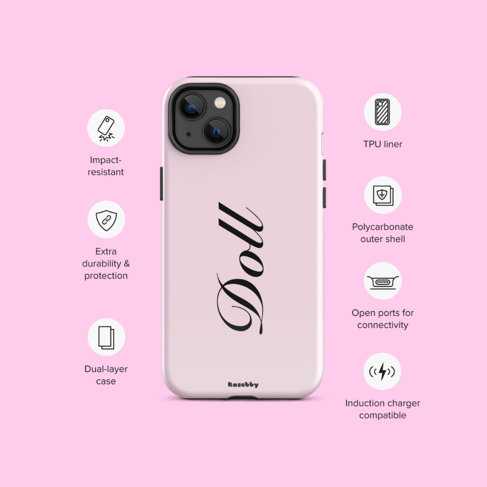 Pink Doll Coquette Aesthetic Phone Case