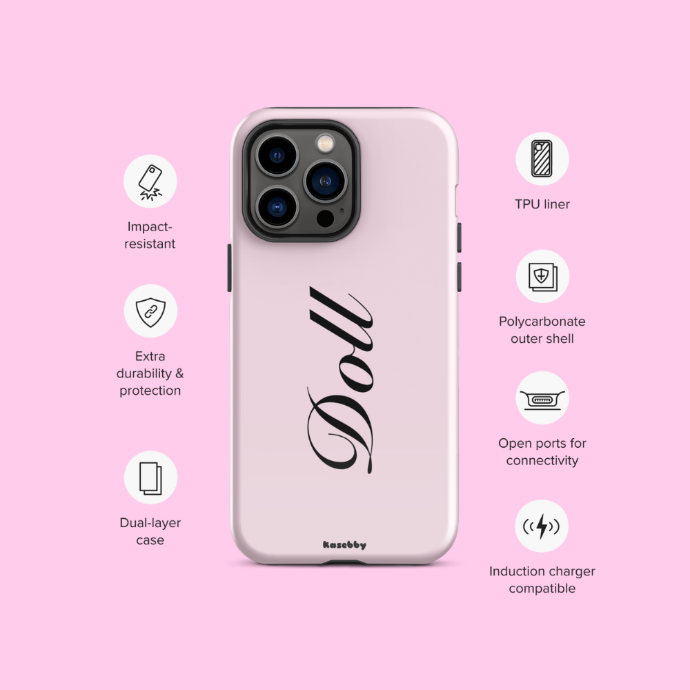 Pink Doll Coquette Aesthetic Phone Case