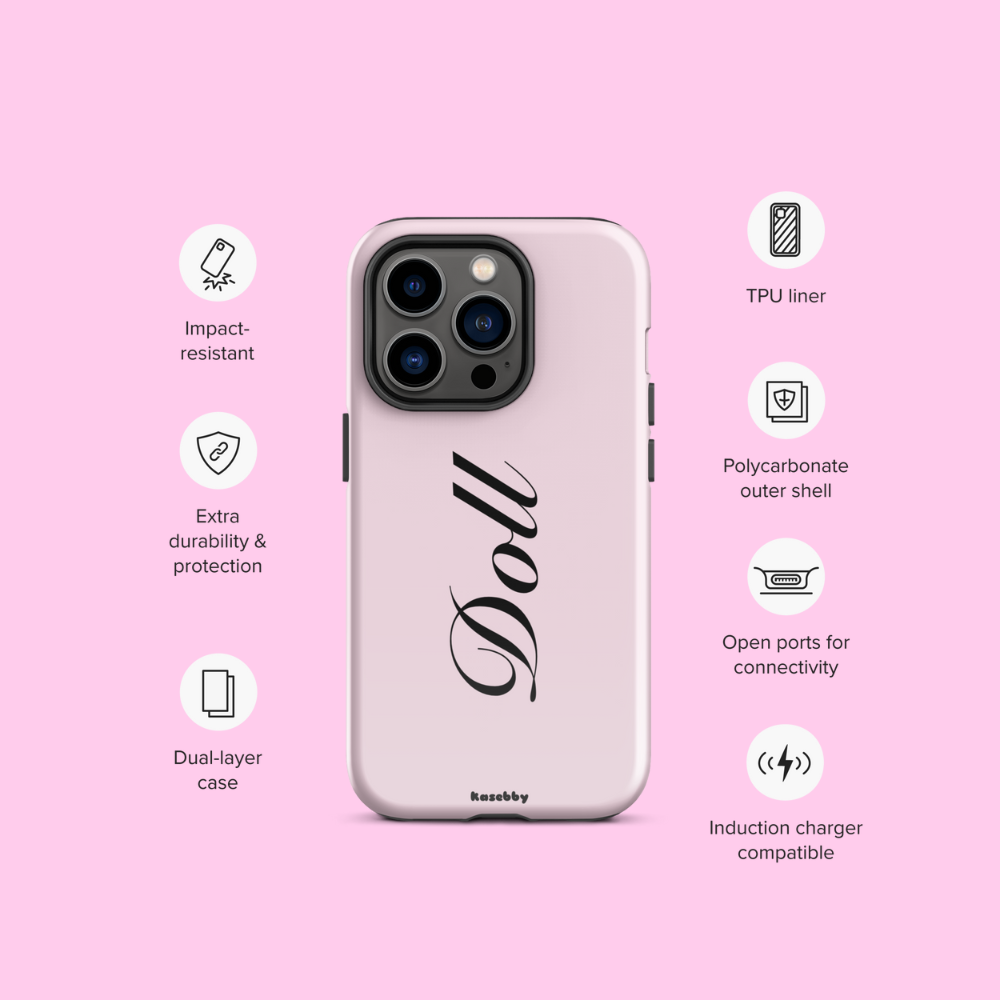 Pink Doll Coquette Aesthetic Phone Case