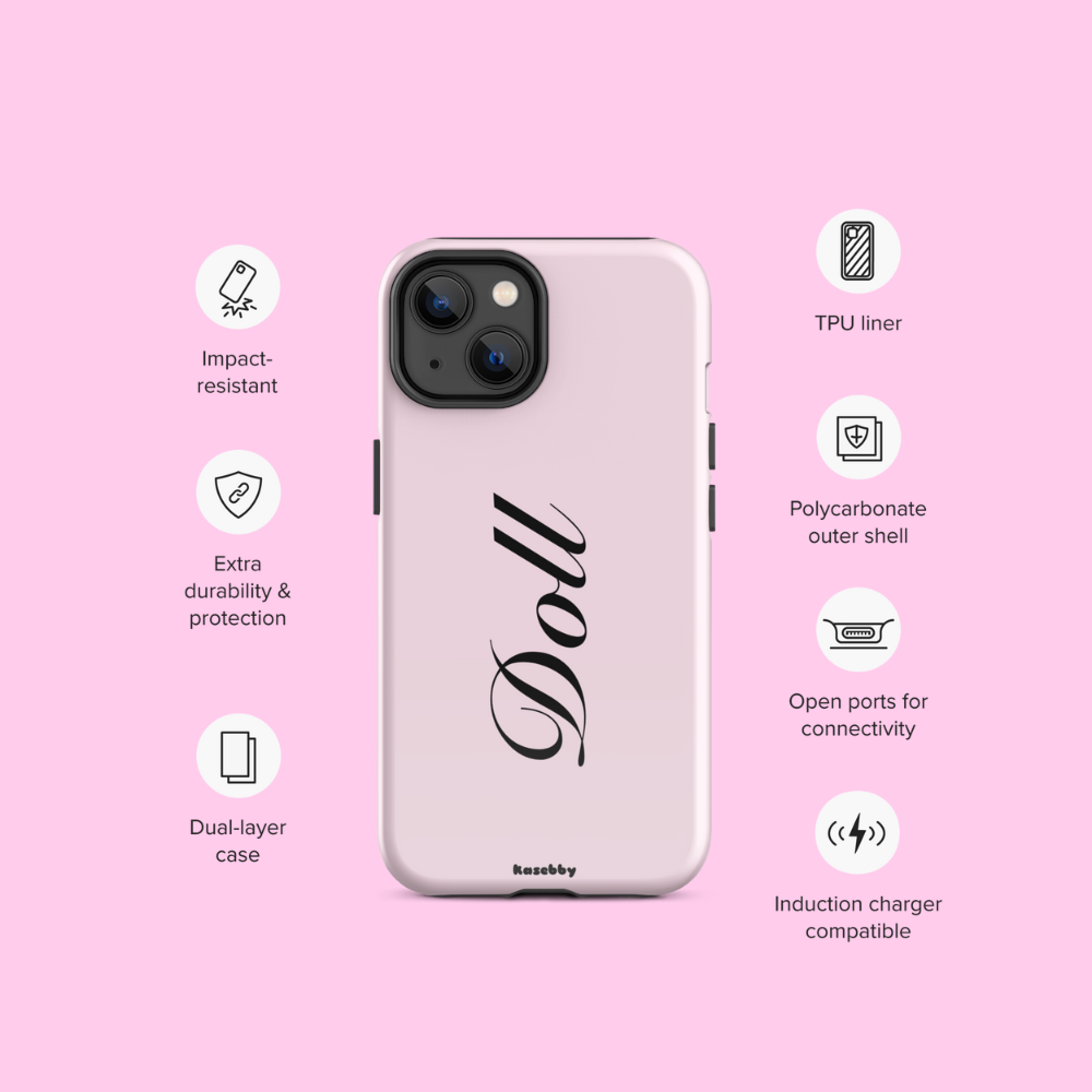 Pink Doll Coquette Aesthetic Phone Case