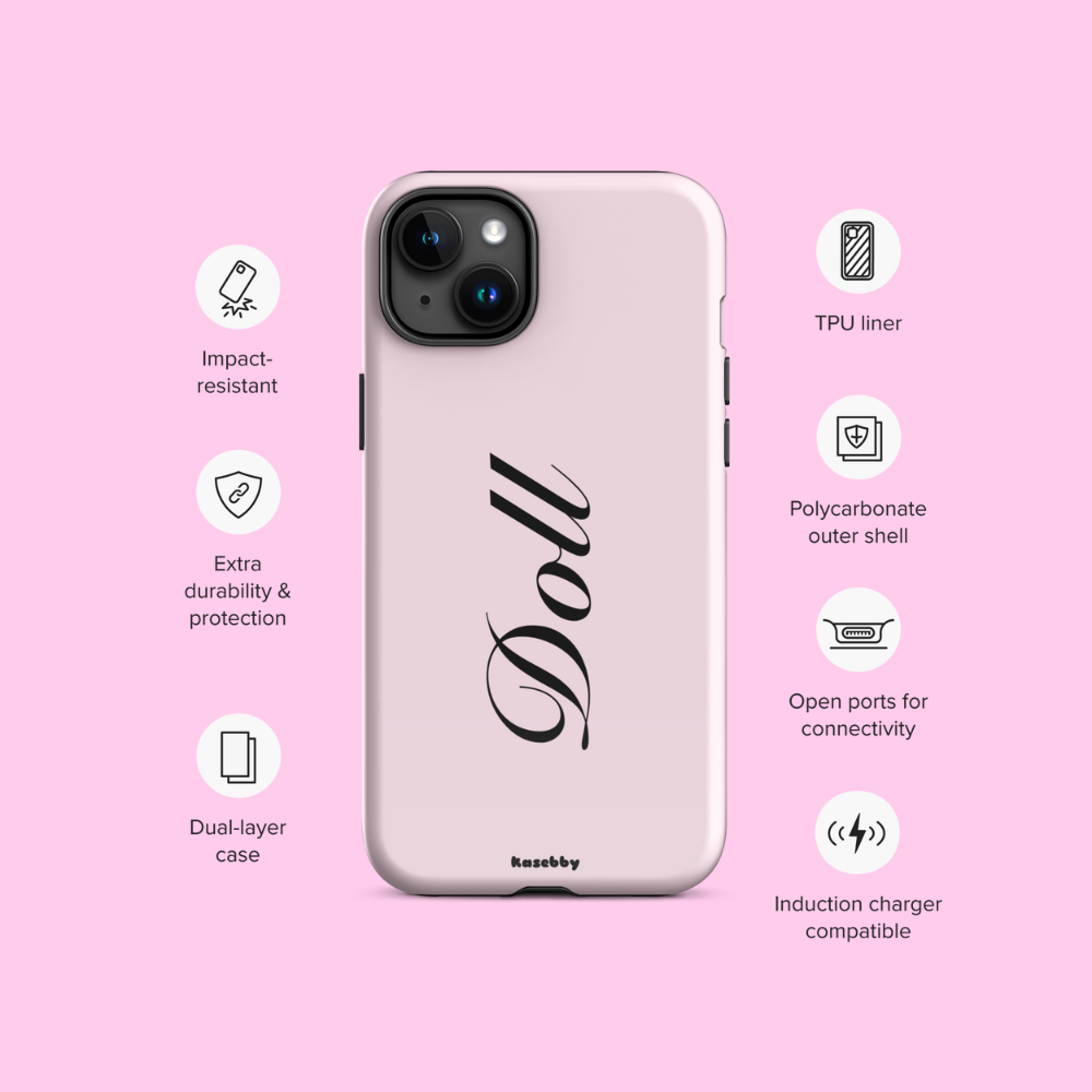 Pink Doll Coquette Aesthetic Phone Case