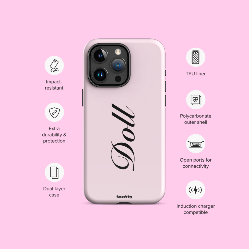 Pink Doll Coquette Aesthetic Phone Case