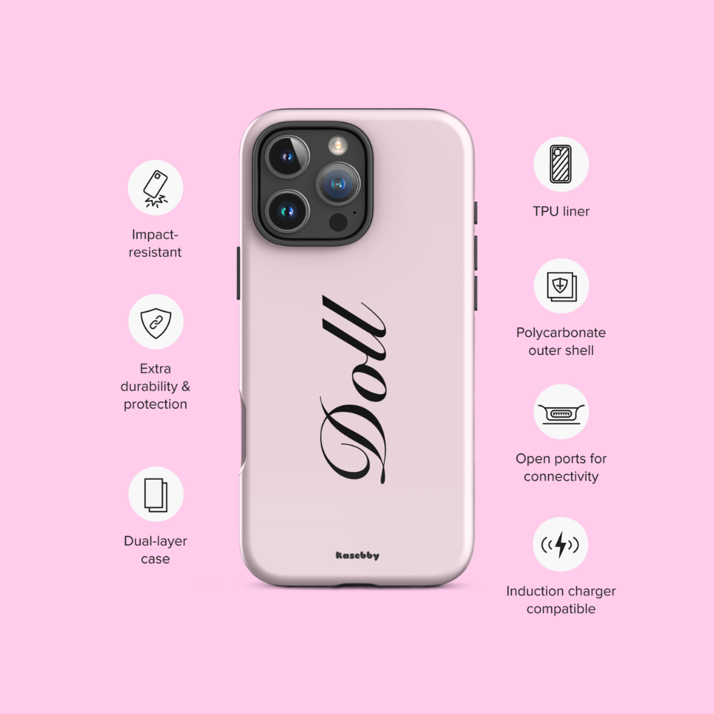 Pink Doll Coquette Aesthetic Phone Case