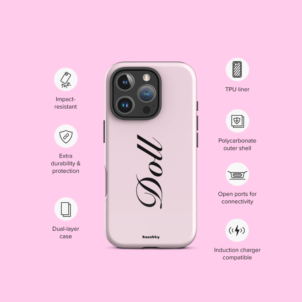 Pink Doll Coquette Aesthetic Phone Case