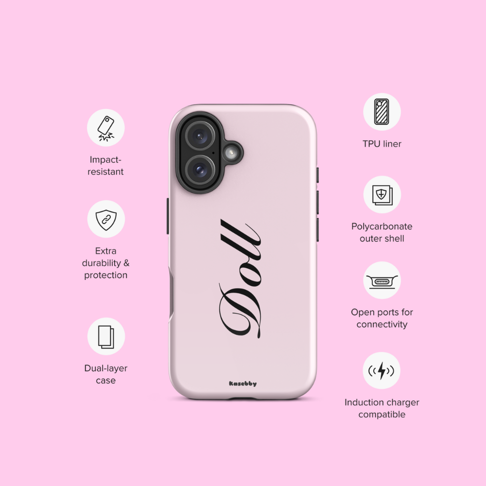 Pink Doll Coquette Aesthetic Phone Case