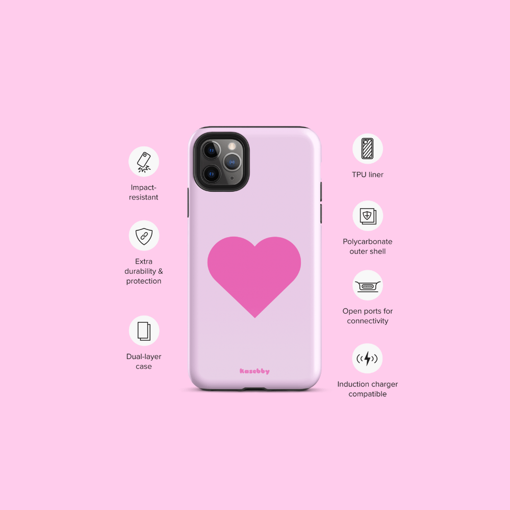 Pink Heart Phone Case – Phone Case Specs