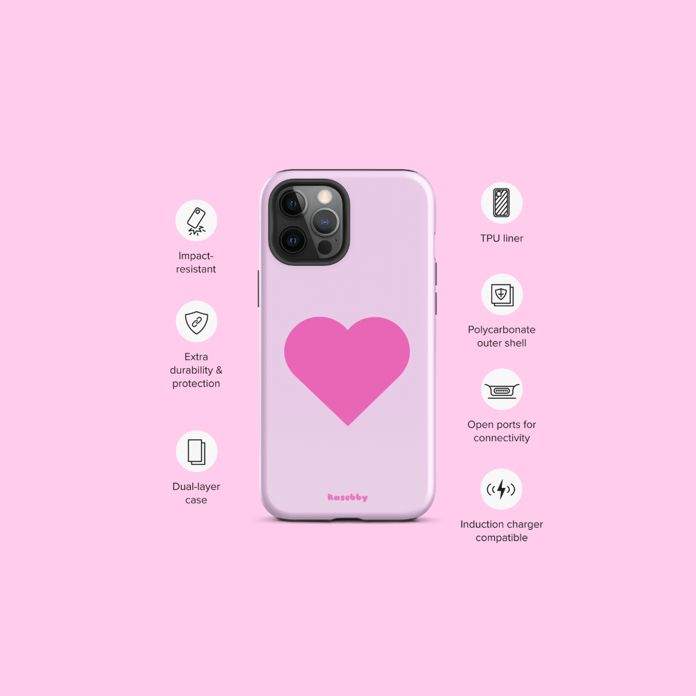 Pink Heart Phone Case – Phone Case Specs