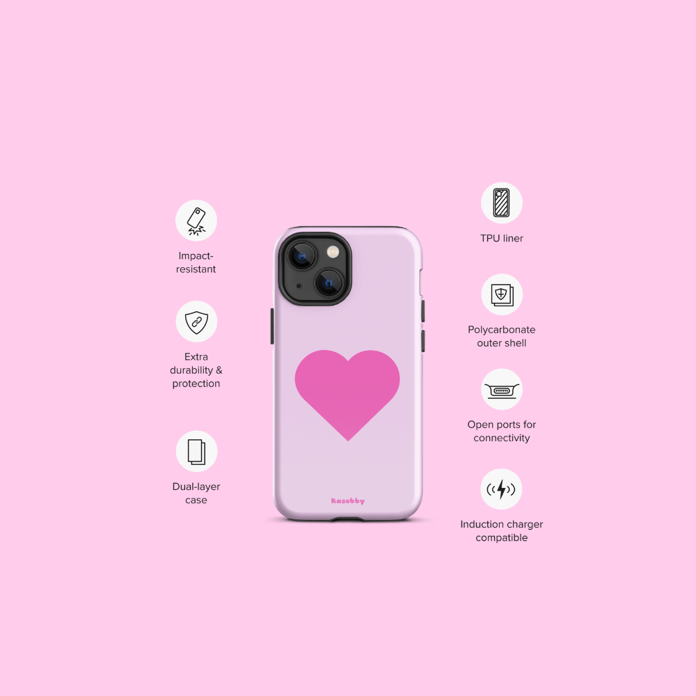 Pink Heart Phone Case – Phone Case Specs