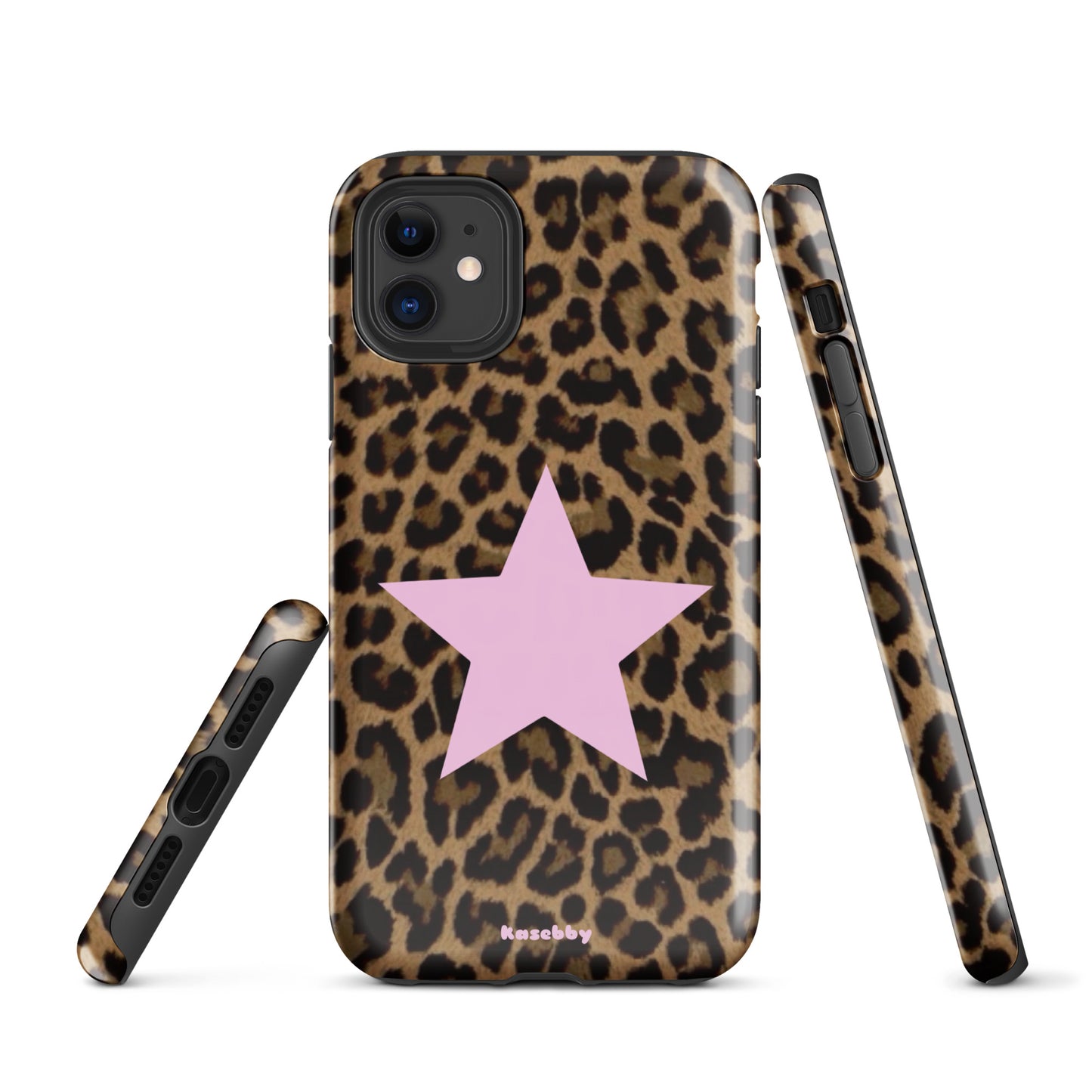 Leopard Print 2000s Mcbling Aesthetic Case For iPhone - kasebby