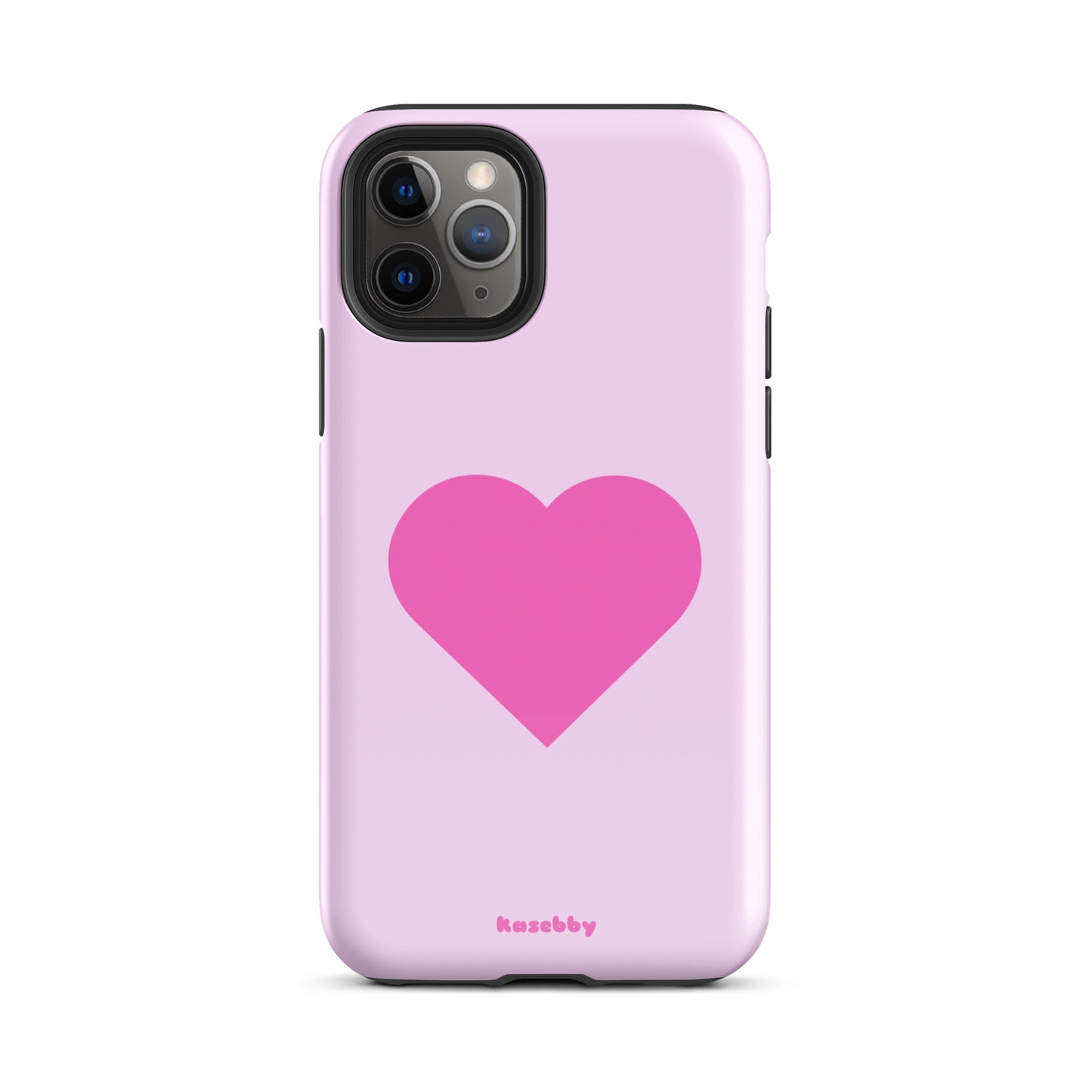 Pink Heart Cute Aesthetic Phone Case – Girly Protective iPhone Cover