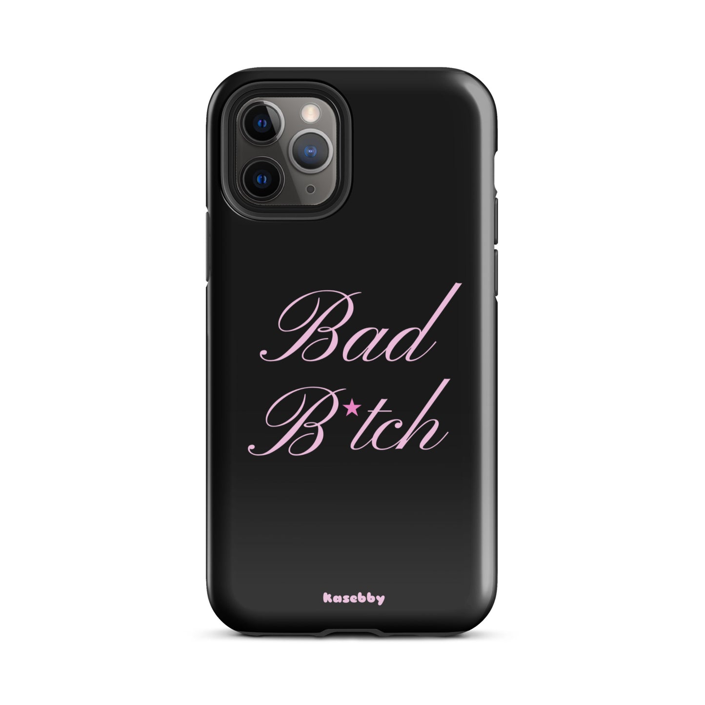 Pink and Black Baddie Aesthetic Phone Case – Cute Y2K Protective Cover for iPhone