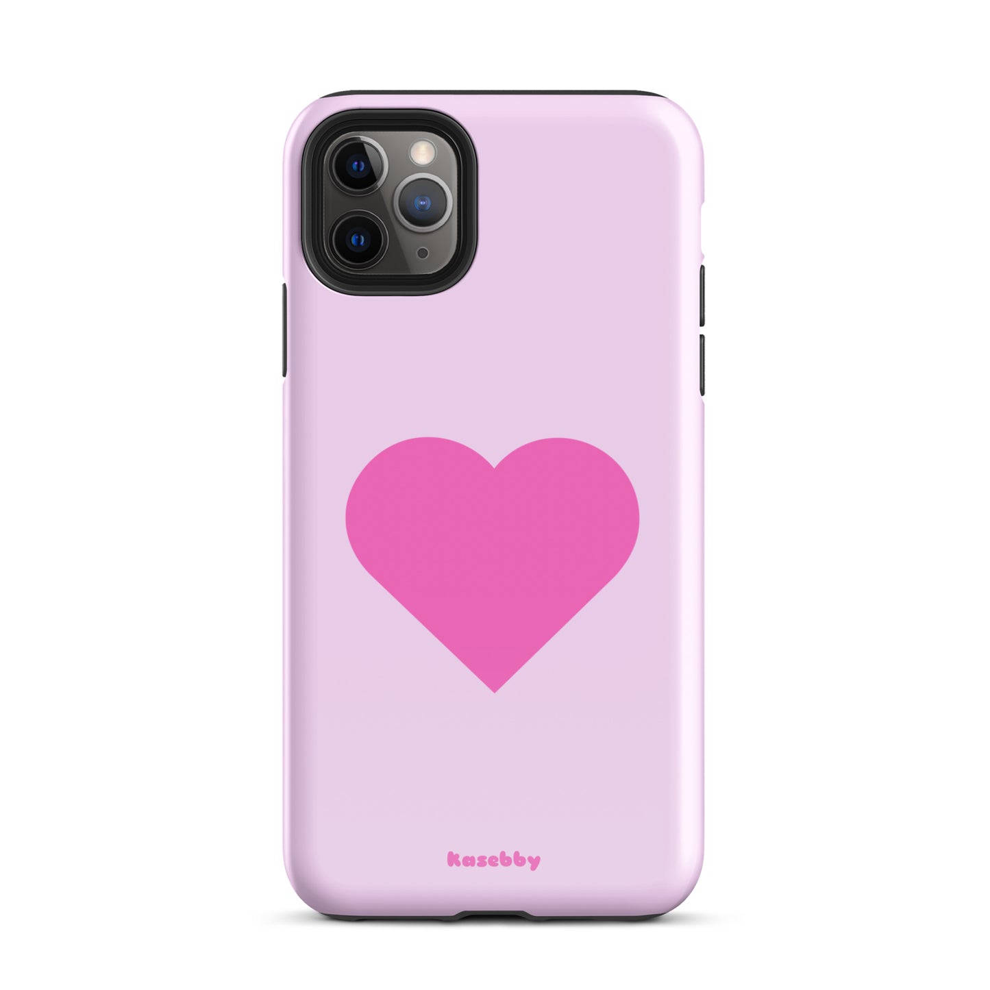 Pink Heart Cute Aesthetic Phone Case – Girly Protective iPhone Cover