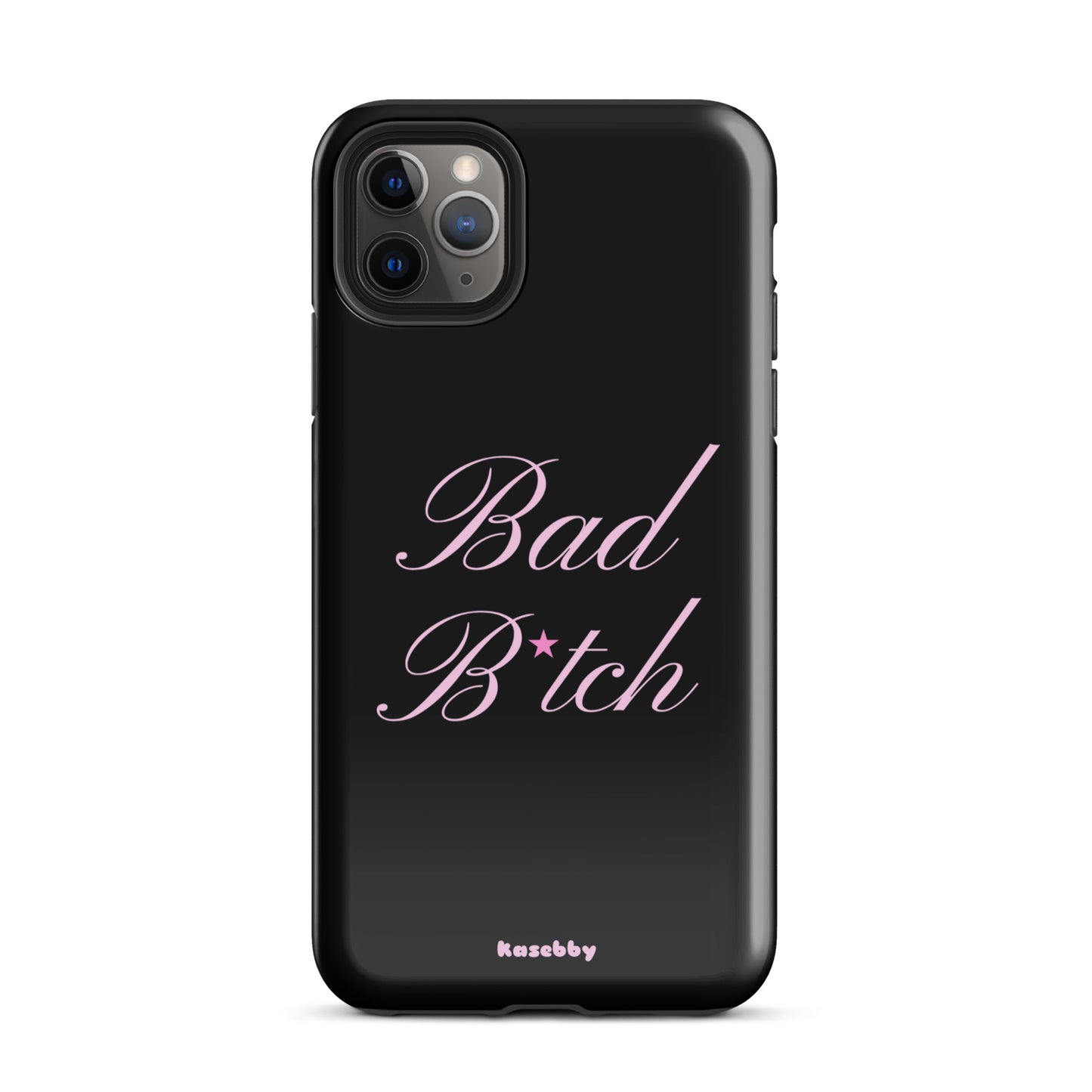 Pink and Black Baddie Aesthetic Phone Case – Cute Y2K Protective Cover for iPhone