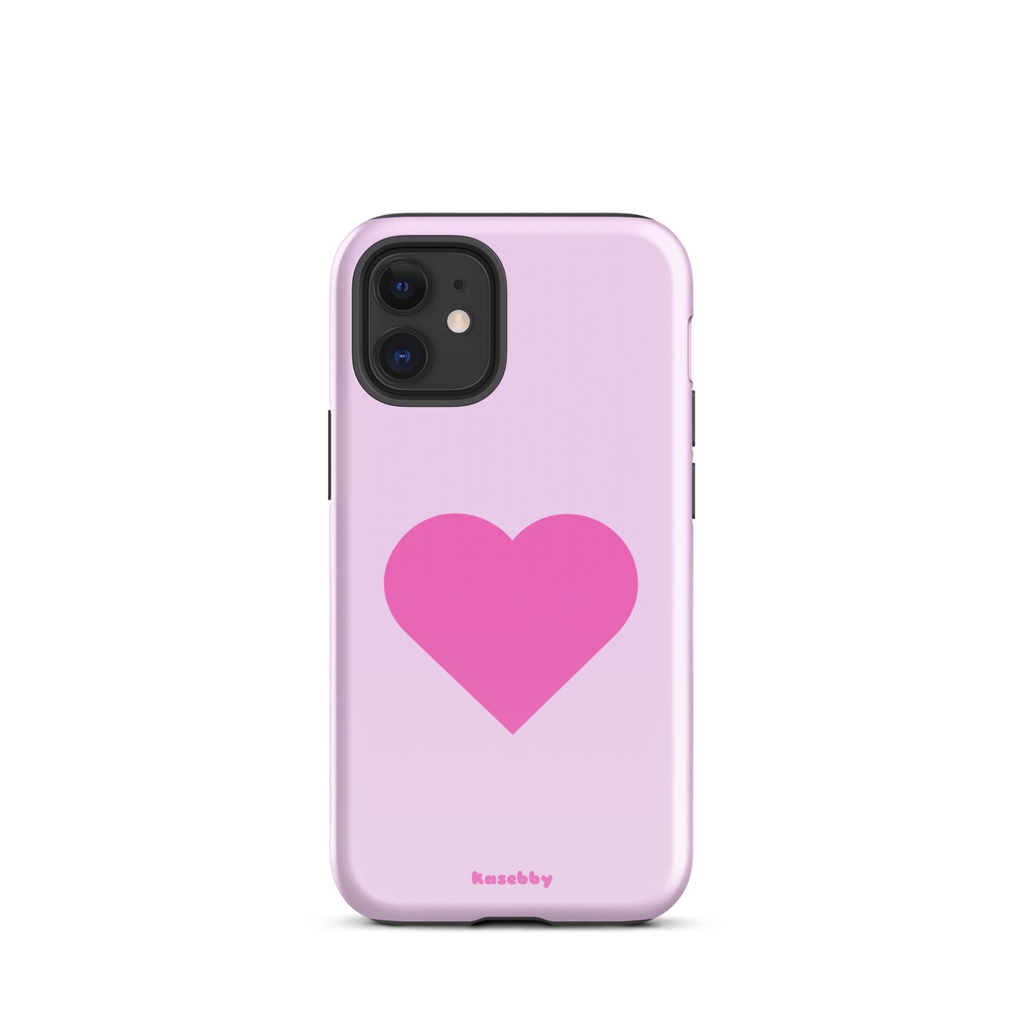 Pink Heart Cute Aesthetic Phone Case – Girly Protective iPhone Cover