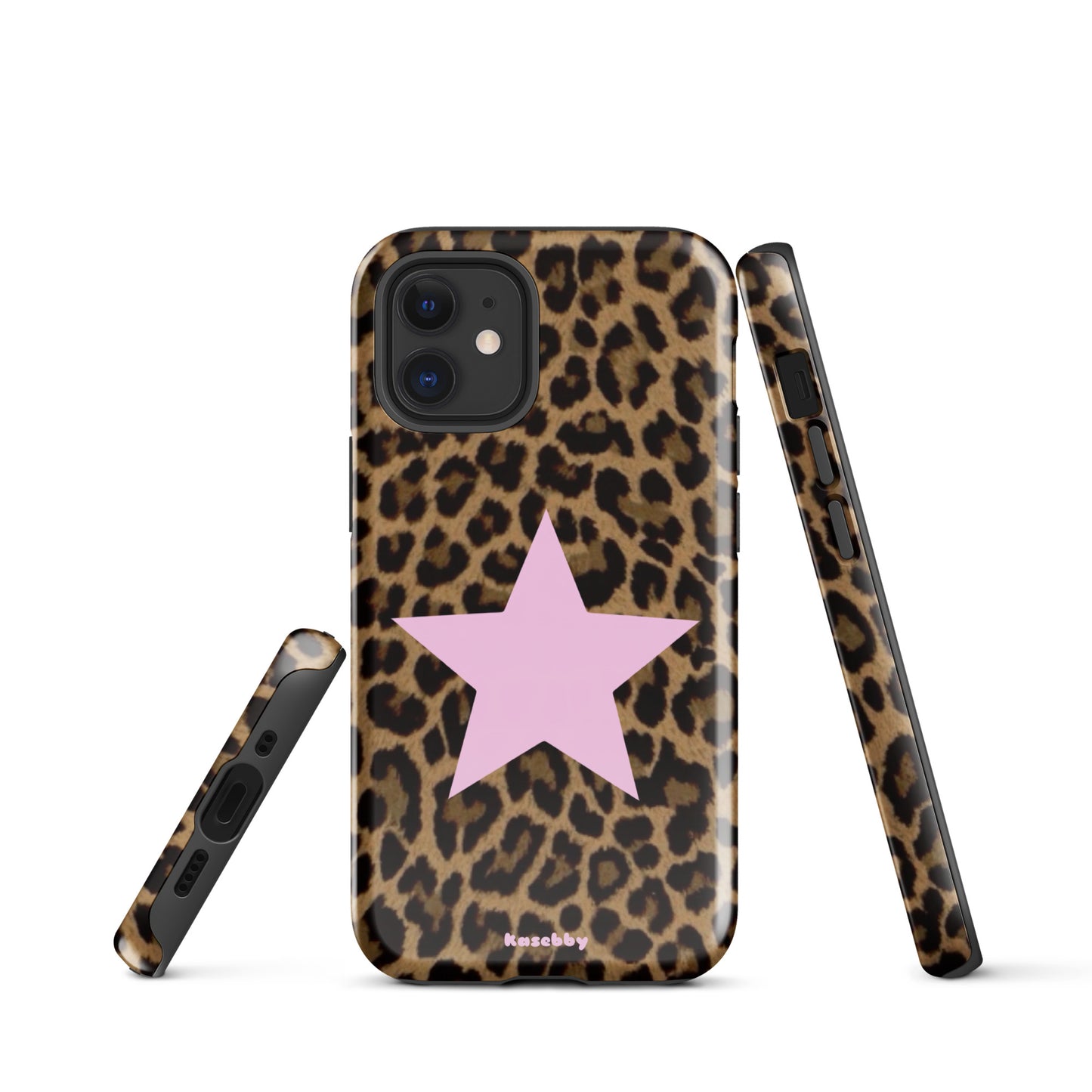 Leopard Print 2000s Mcbling Aesthetic Case For iPhone - kasebby