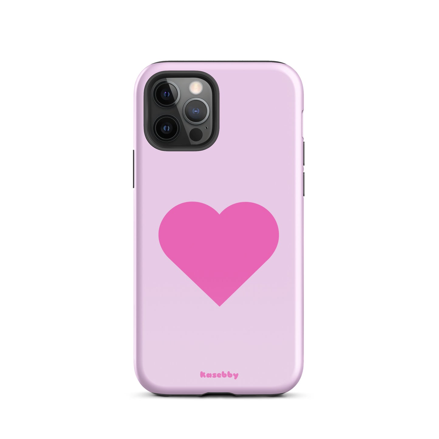 Pink Heart Cute Aesthetic Phone Case – Girly Protective iPhone Cover