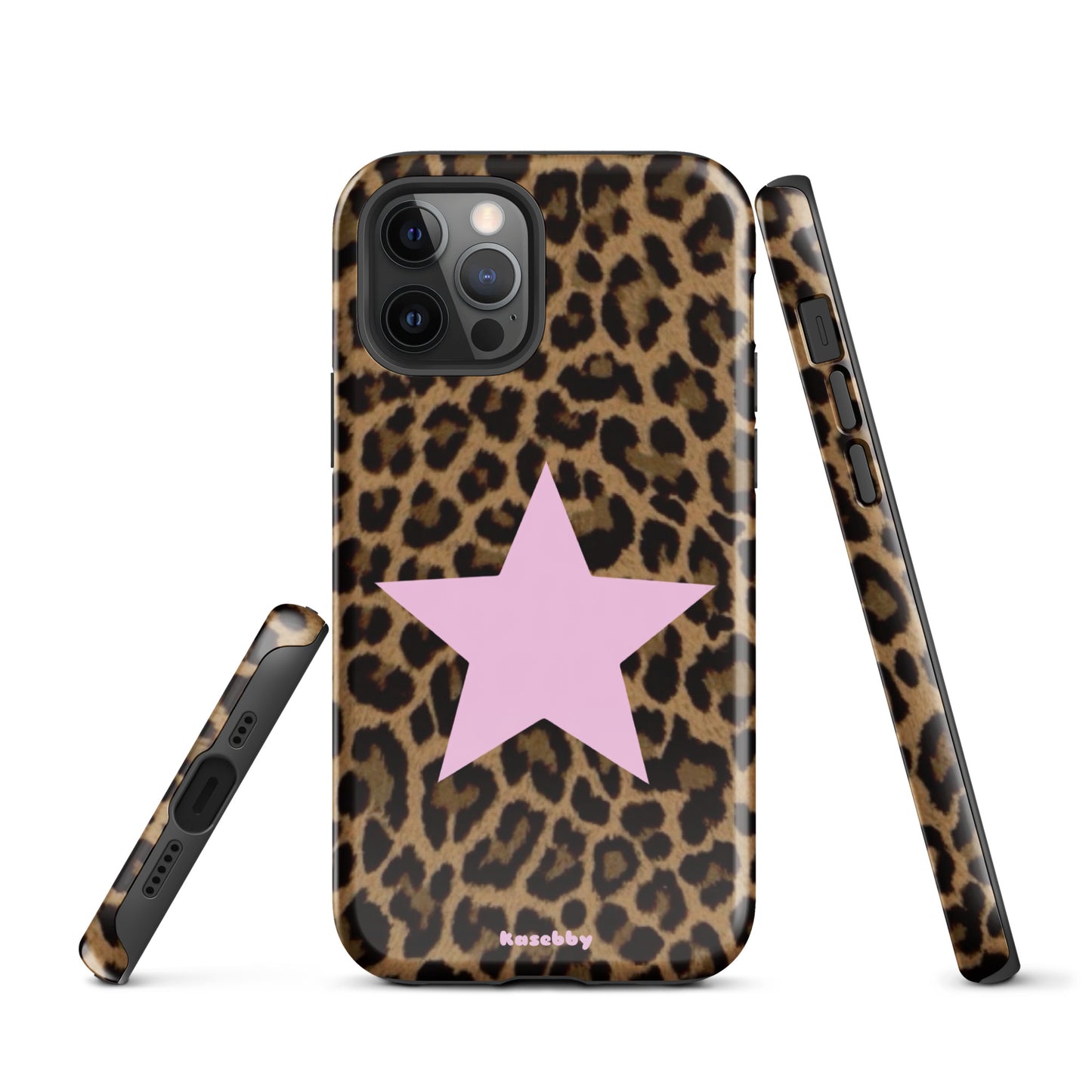 Leopard Print 2000s Mcbling Aesthetic Case For iPhone - kasebby