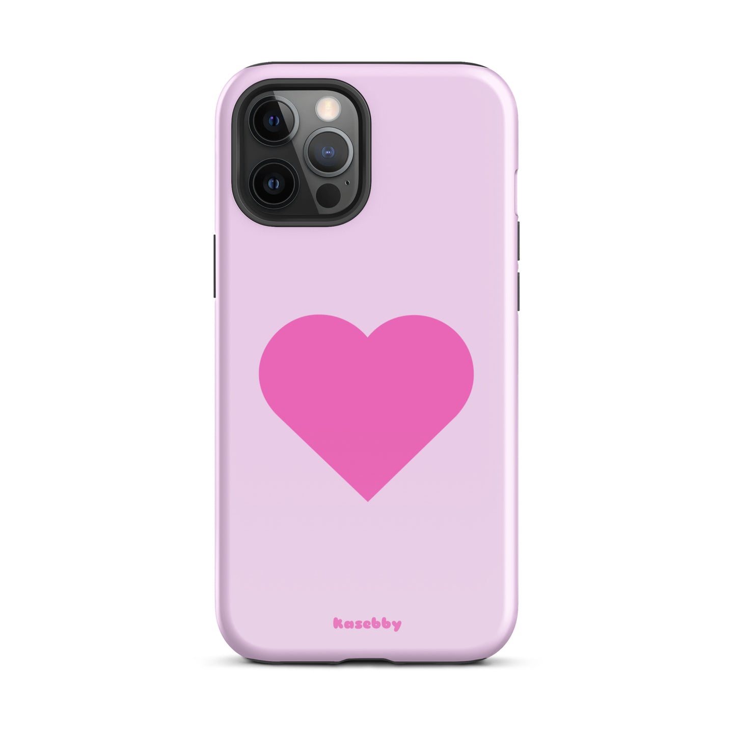 Pink Heart Cute Aesthetic Phone Case – Girly Protective iPhone Cover