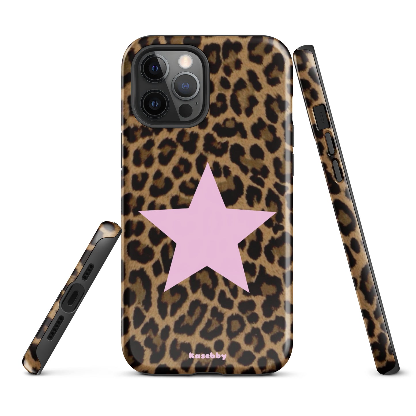 Leopard Print 2000s Mcbling Aesthetic Case For iPhone - kasebby