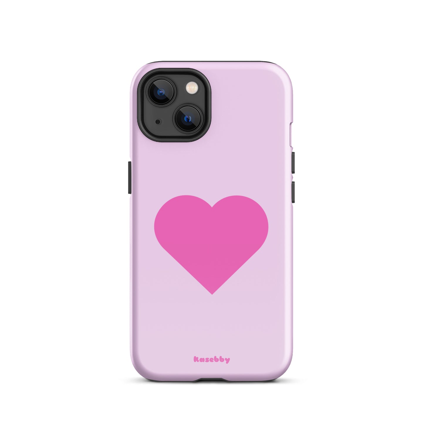 Pink Heart Cute Aesthetic Phone Case – Girly Protective iPhone Cover