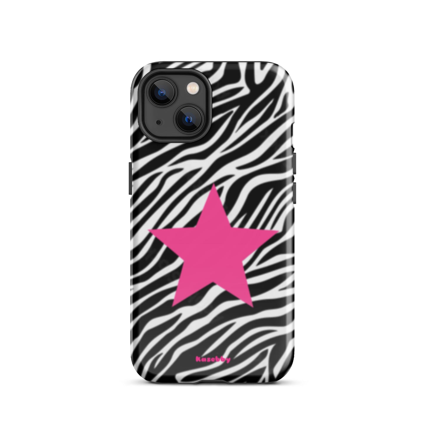 Leopard Print 2000s McBling Aesthetic Phone Case – Trendy Protective iPhone Cover