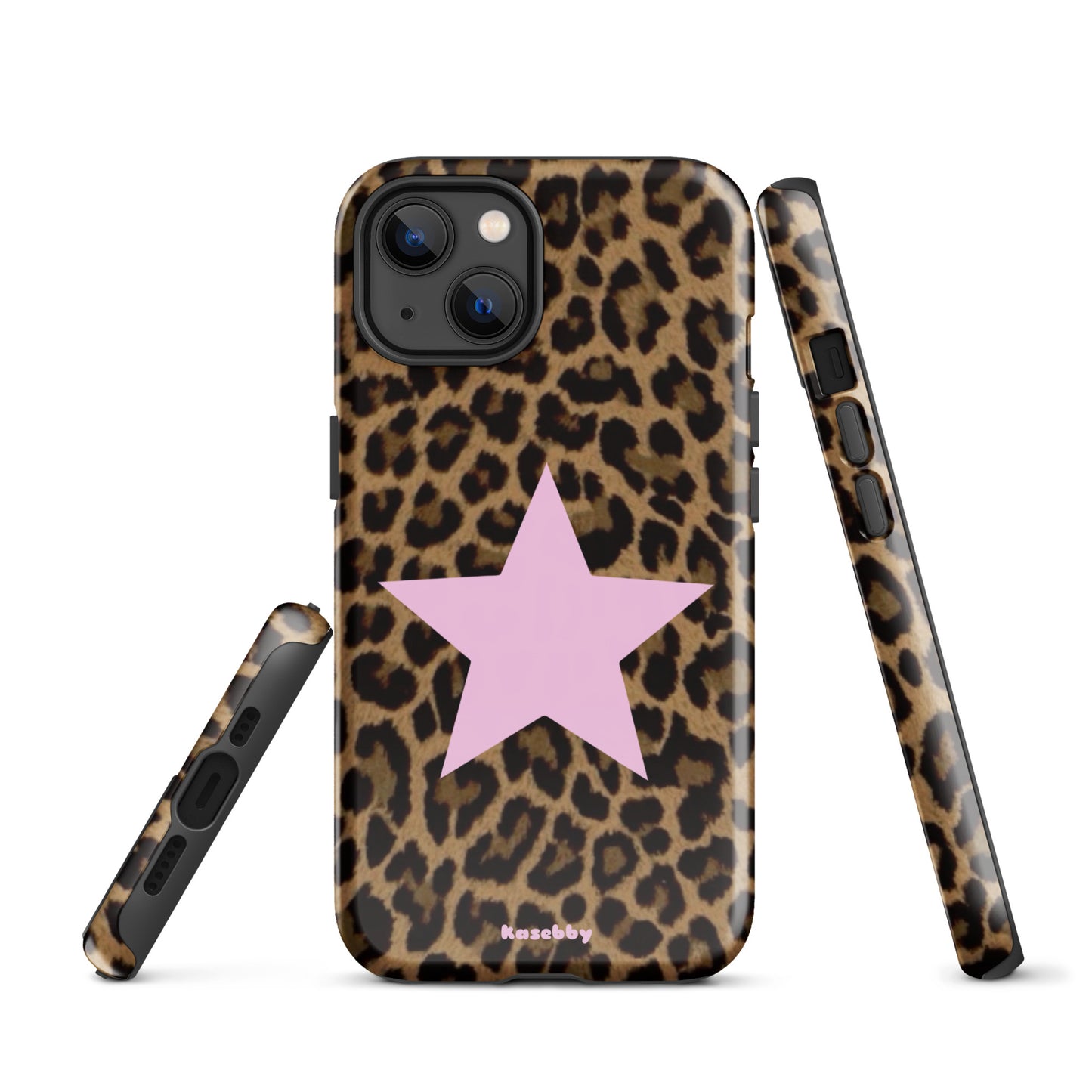Leopard Print 2000s Mcbling Aesthetic Case For iPhone - kasebby
