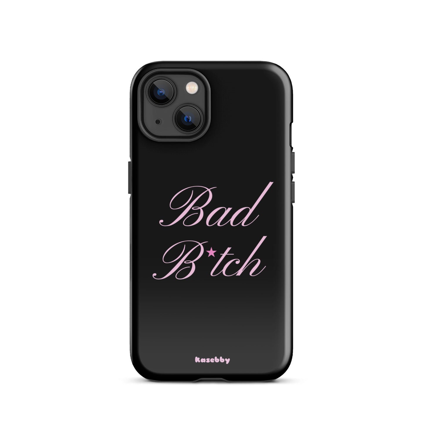 Pink and Black Baddie Aesthetic Phone Case – Cute Y2K Protective Cover for iPhone