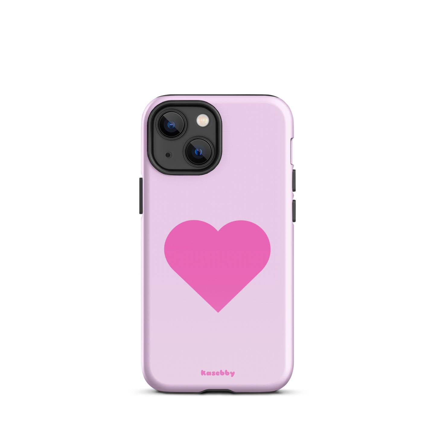 Pink Heart Cute Aesthetic Phone Case – Girly Protective iPhone Cover