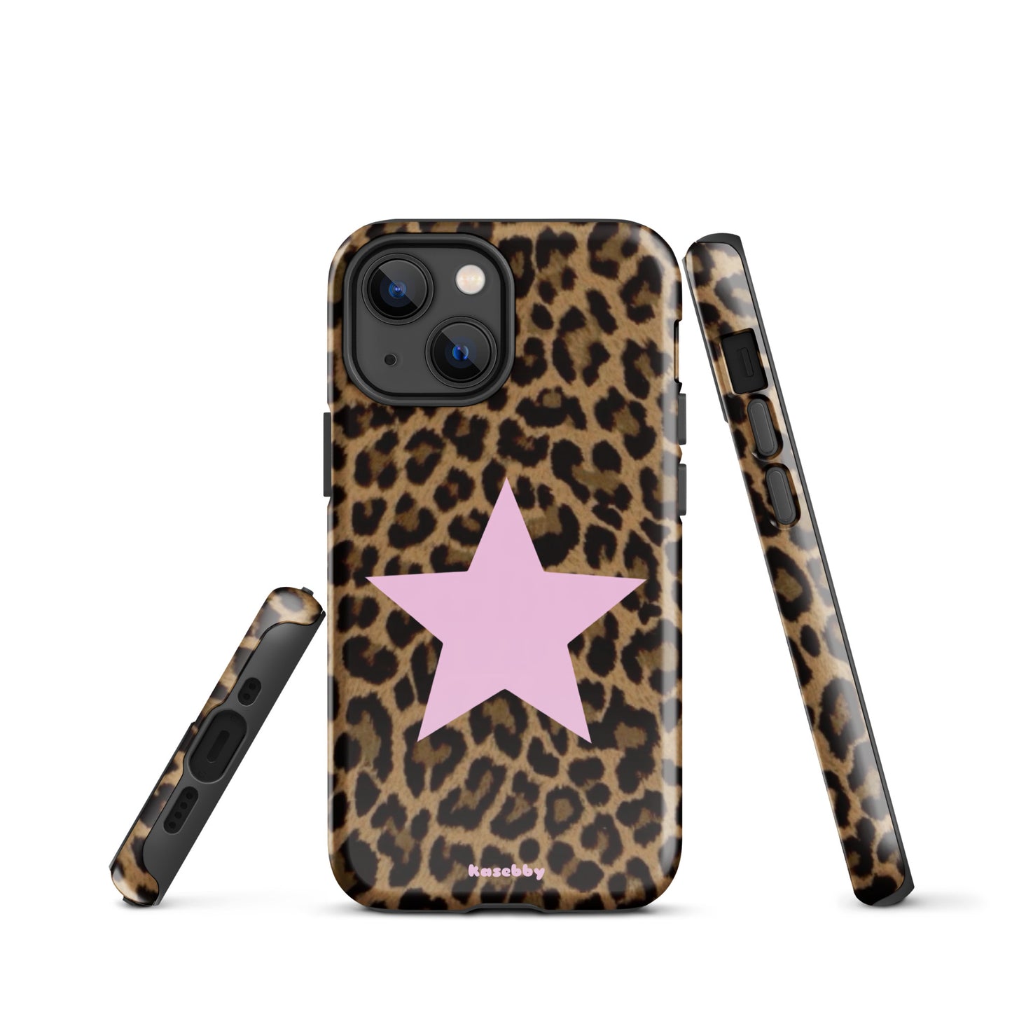 Leopard Print 2000s Mcbling Aesthetic Case For iPhone - kasebby