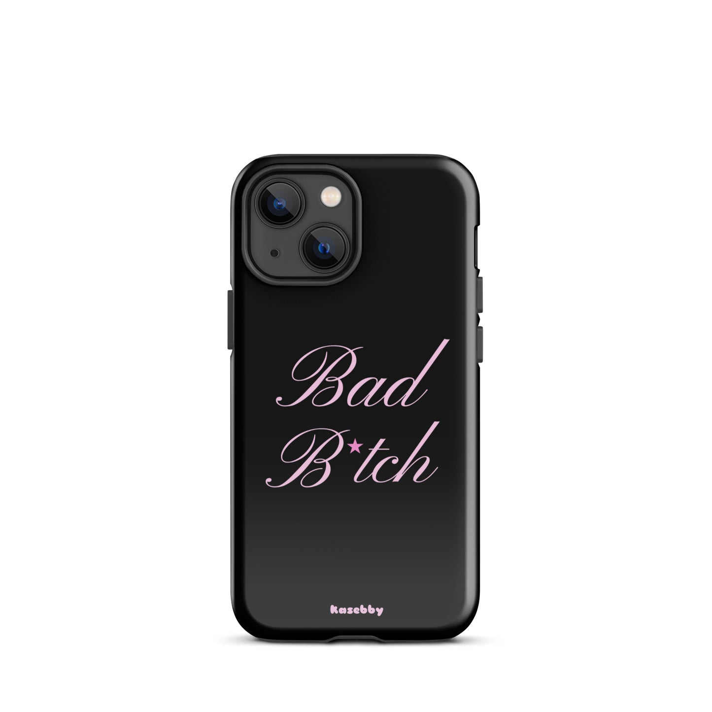 Pink and Black Baddie Aesthetic Phone Case – Cute Y2K Protective Cover for iPhone