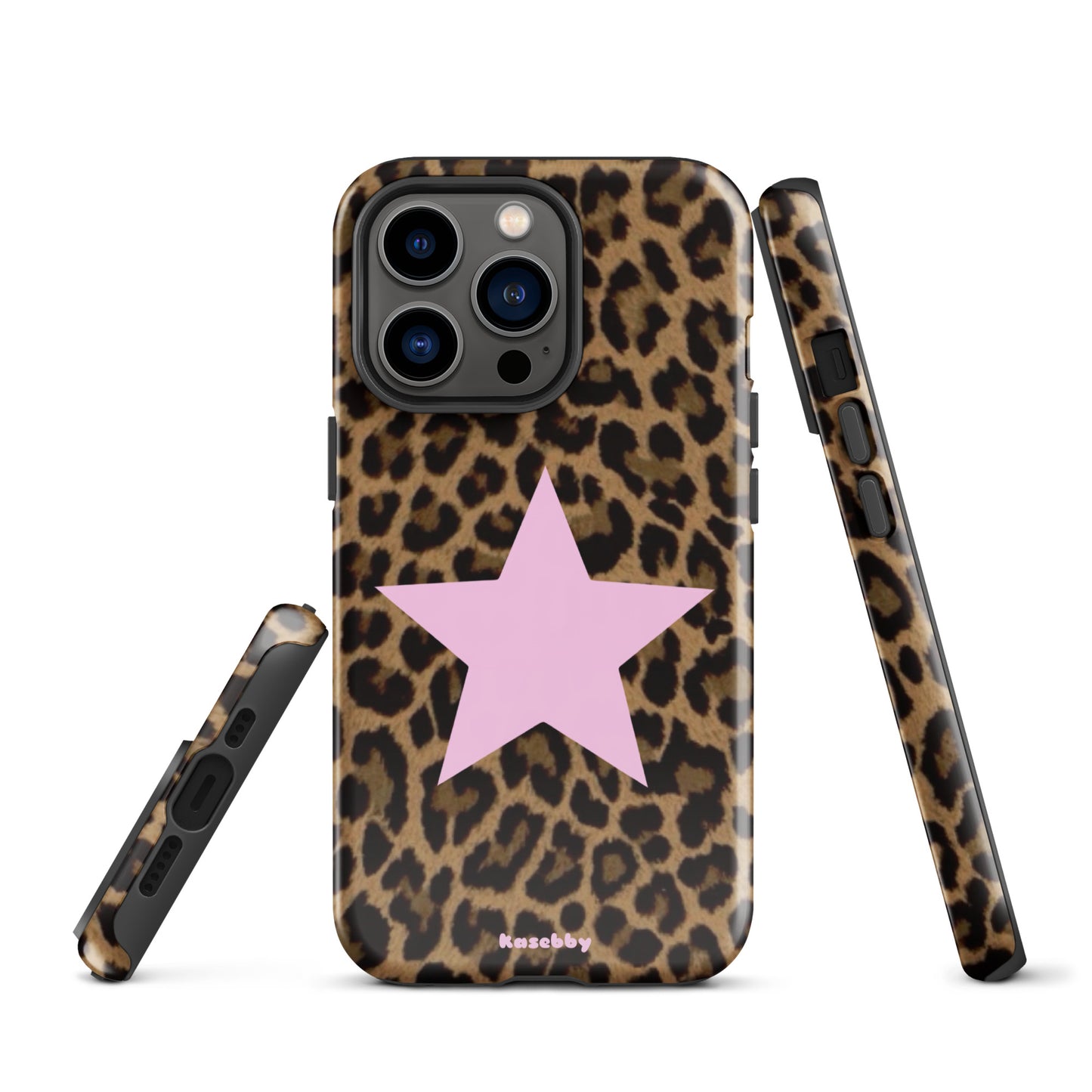 Leopard Print 2000s Mcbling Aesthetic Case For iPhone - kasebby