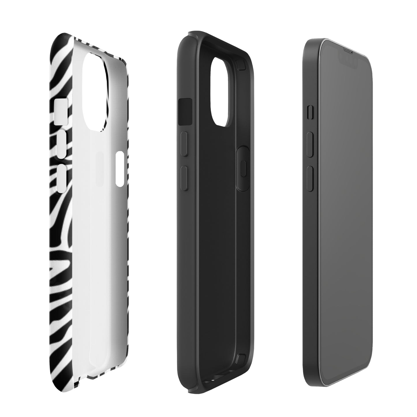 Leopard Print McBling Phone Case – Dual Layer TPU + Polycarbonate Shockproof
