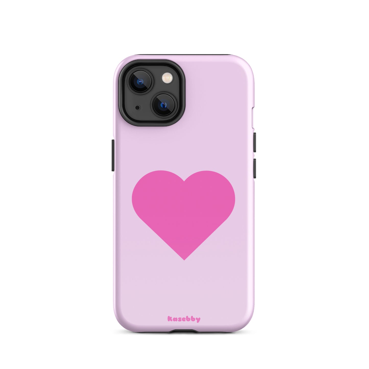 Pink Heart Cute Aesthetic Phone Case – Girly Protective iPhone Cover
