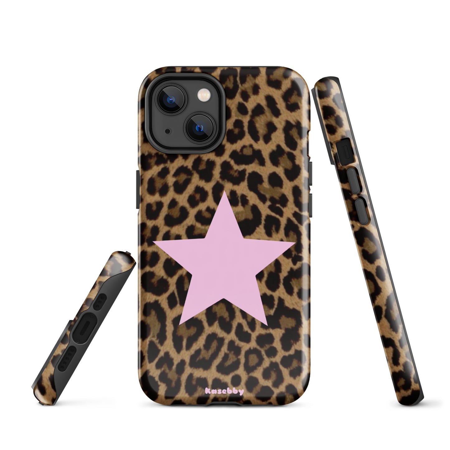 Leopard Print 2000s Mcbling Aesthetic Case For iPhone - kasebby