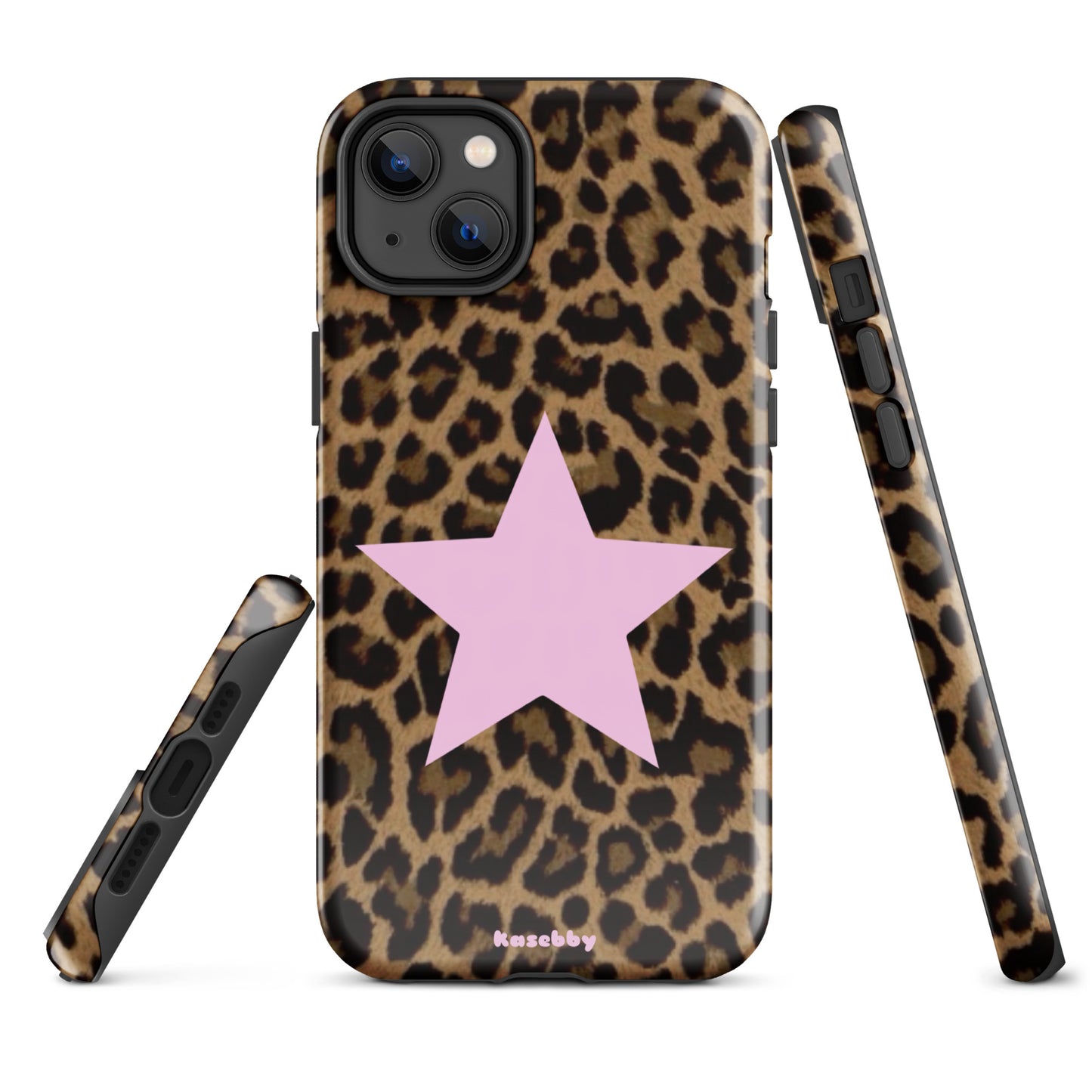 Leopard Print 2000s Mcbling Aesthetic Case For iPhone - kasebby