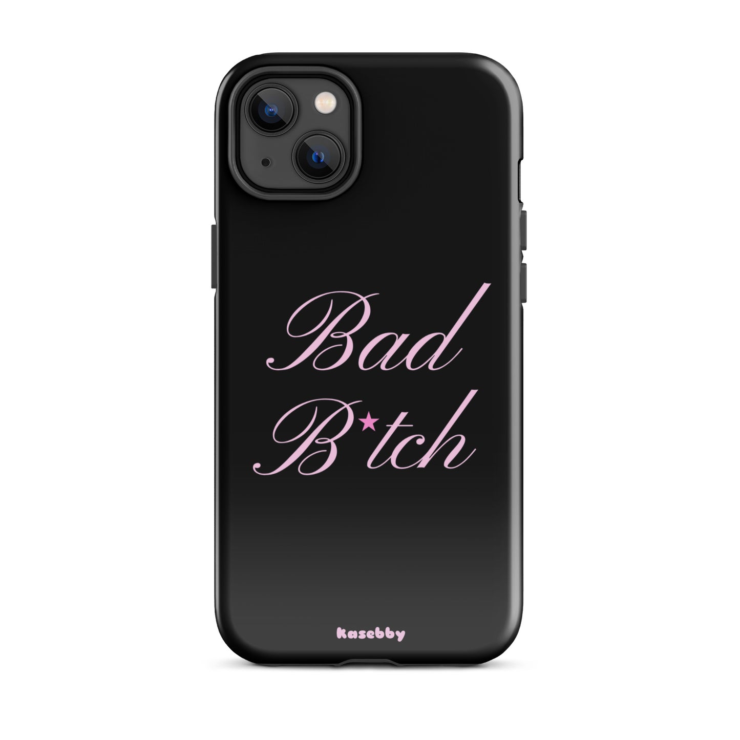 Pink and Black Baddie Aesthetic Phone Case – Cute Y2K Protective Cover for iPhone