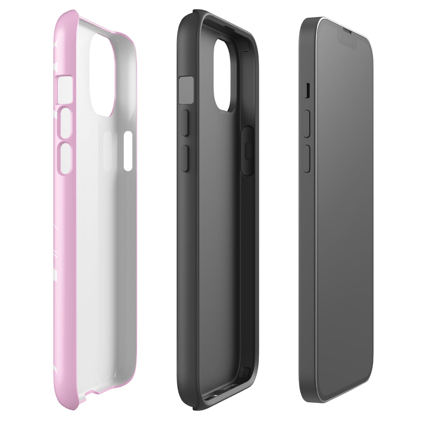 Pink and White Y2K Aesthetic Butterfly Swirl Phone Case - kasebby