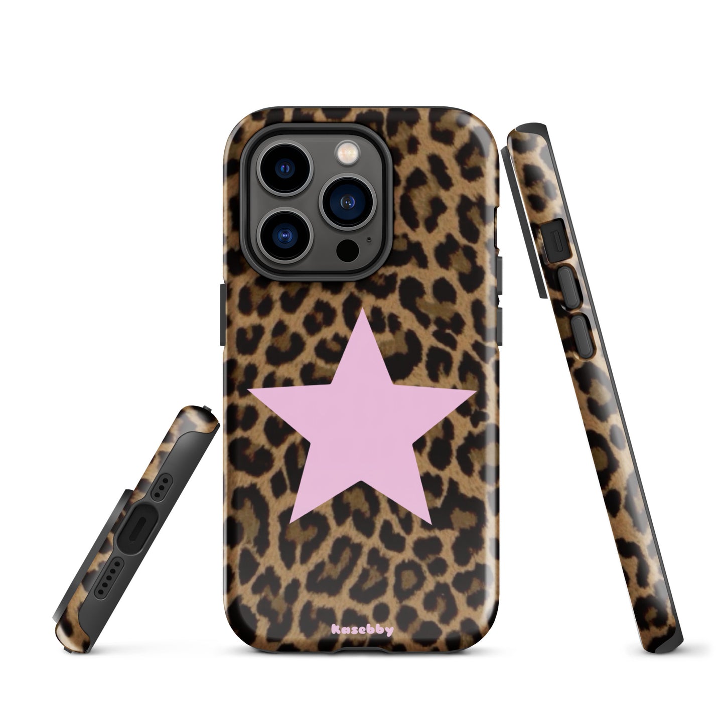 Leopard Print 2000s Mcbling Aesthetic Case For iPhone - kasebby
