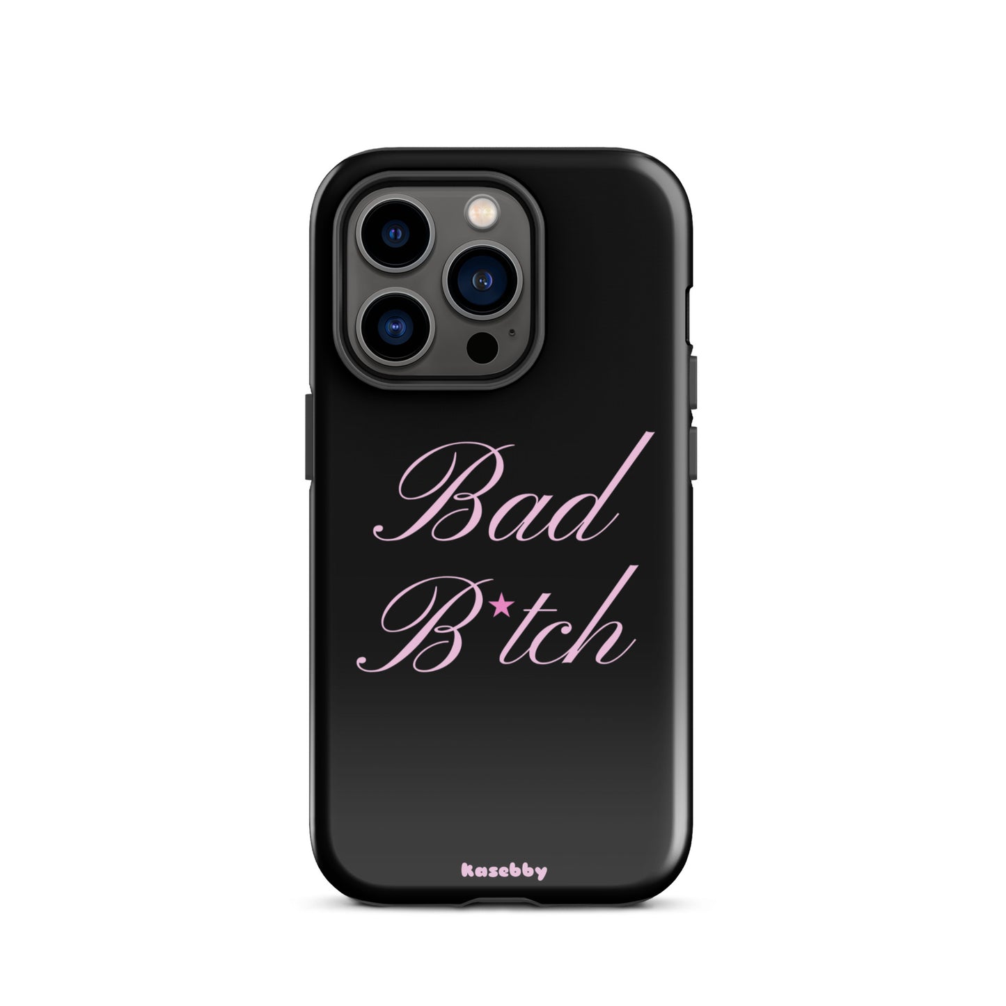 Pink and Black Baddie Aesthetic Phone Case – Cute Y2K Protective Cover for iPhone