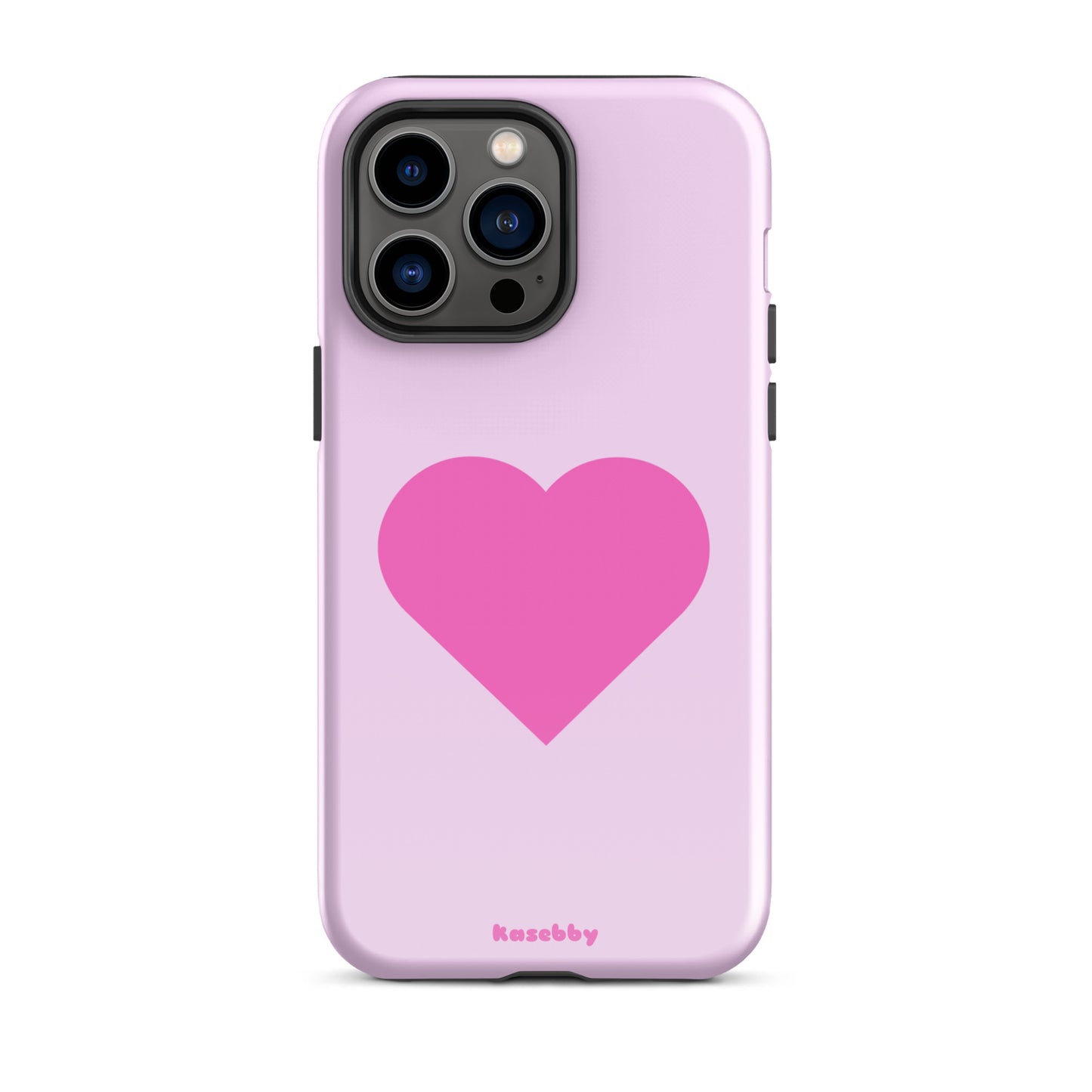 Pink Heart Cute Aesthetic Phone Case – Girly Protective iPhone Cover