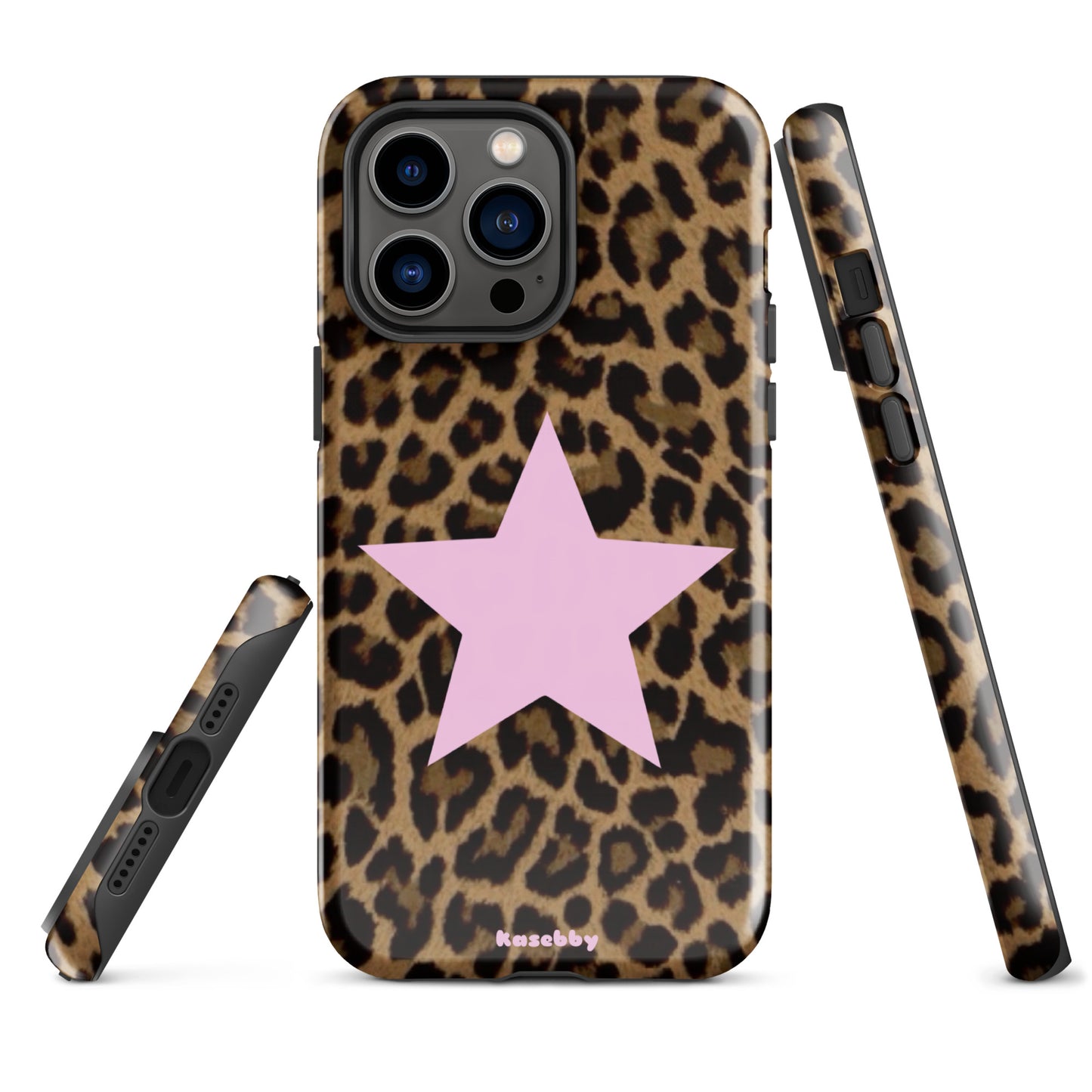 Leopard Print 2000s Mcbling Aesthetic Case For iPhone - kasebby