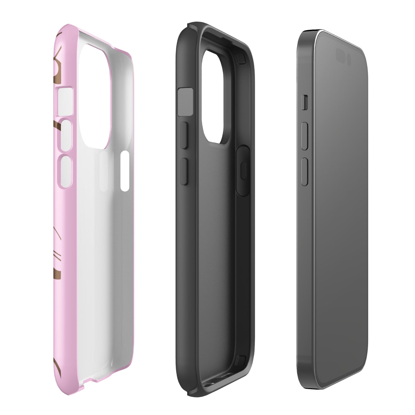 Pink and Brown Y2K Aesthetic Butterfly Swirl Phone Case - kasebby